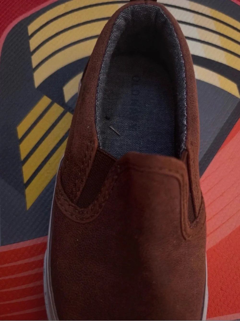 Old Navy Brown Slip-On Moccasins for Kids